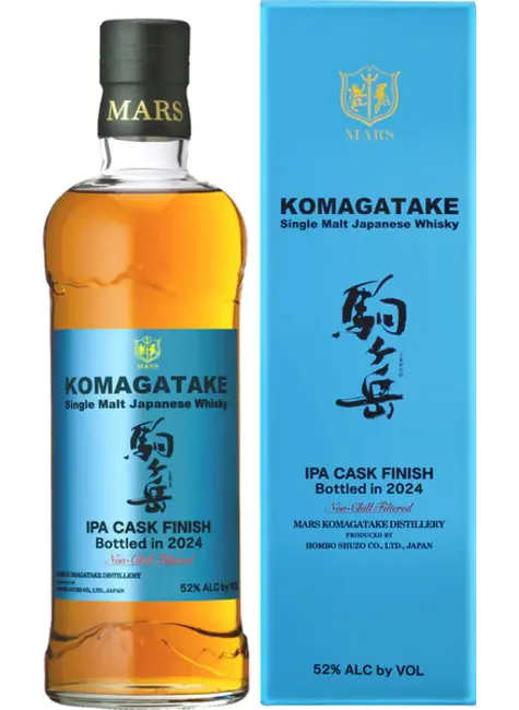 Mars Mars Whisky 'Komagatake IPA Cask 2024' Single Malt Whisky,  Japan
