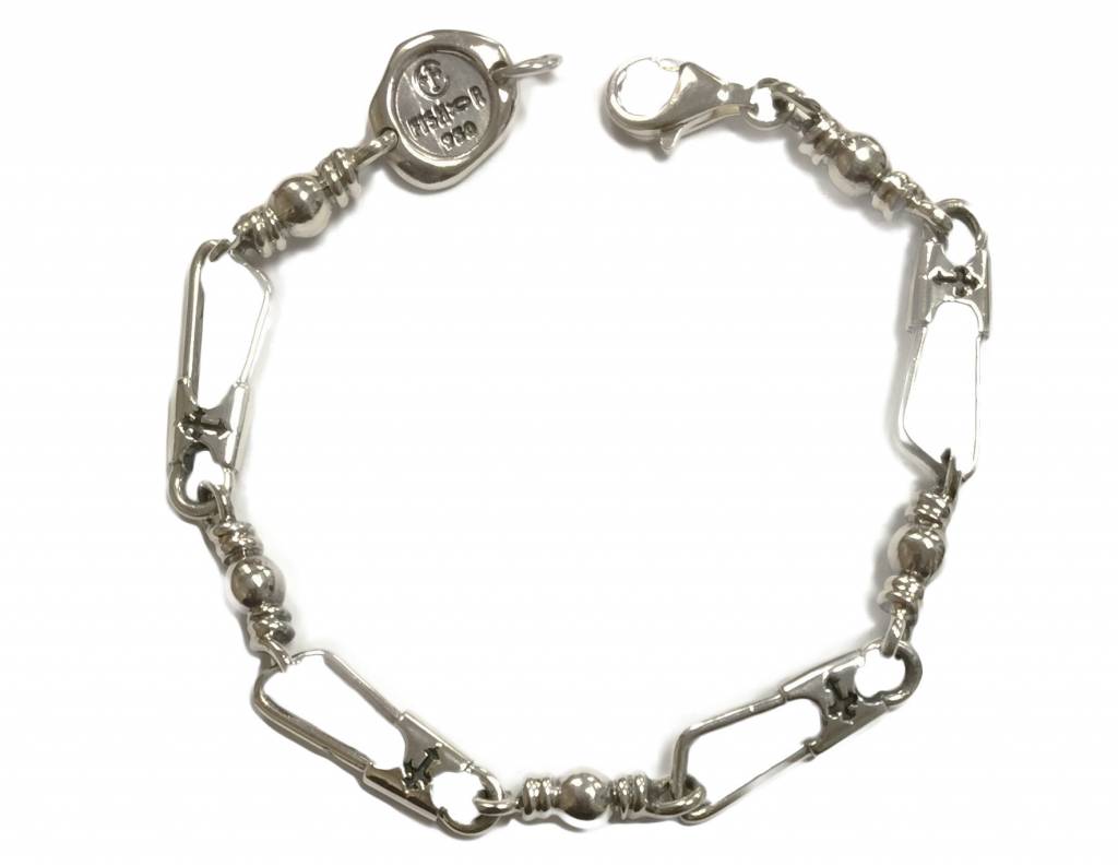 Original Large Link w Crosses SS Bracelet The ACTS Mission Store