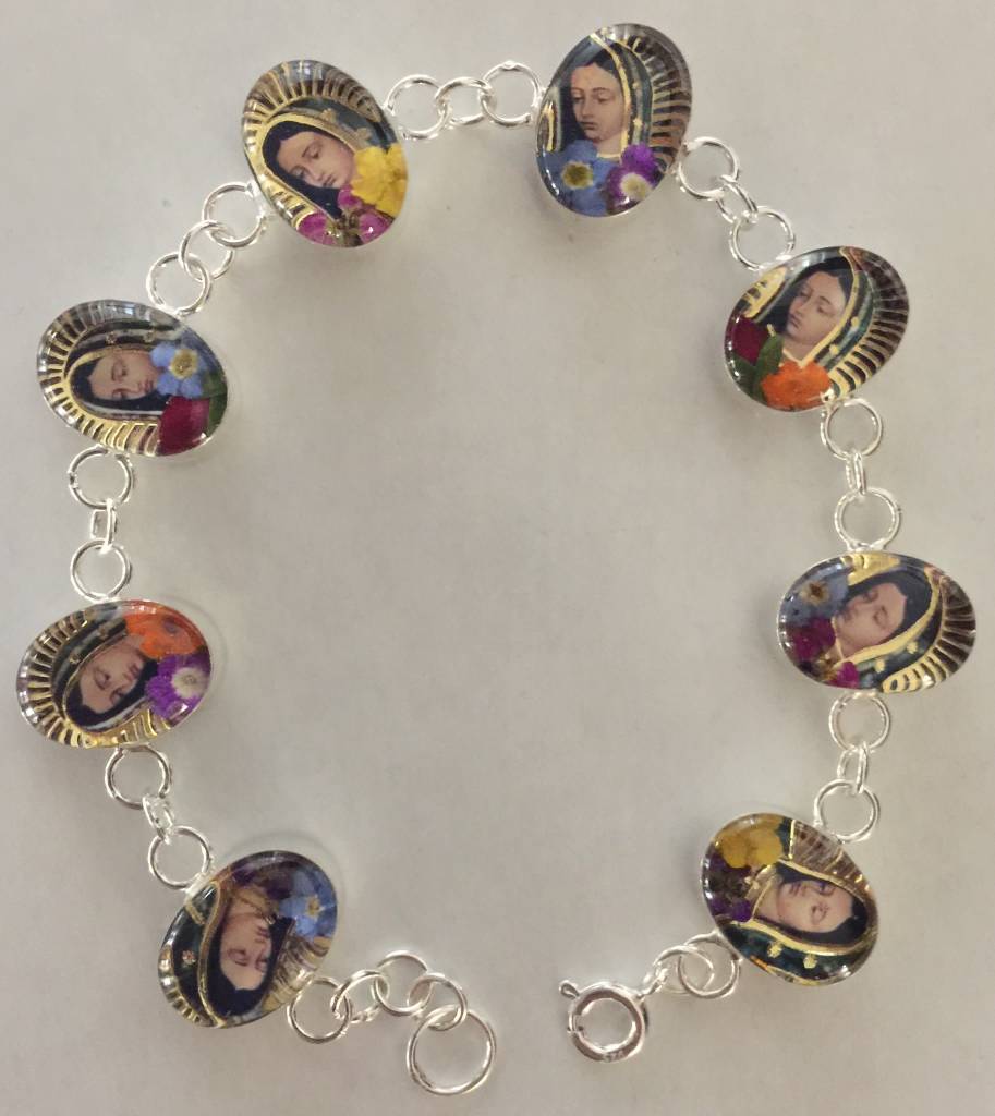 Virgen De Guadalupe SS Bracelet