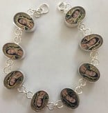 Virgen De Guadalupe SS Bracelet