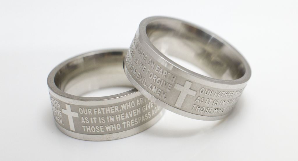 Our Father Stainless Steel Ring