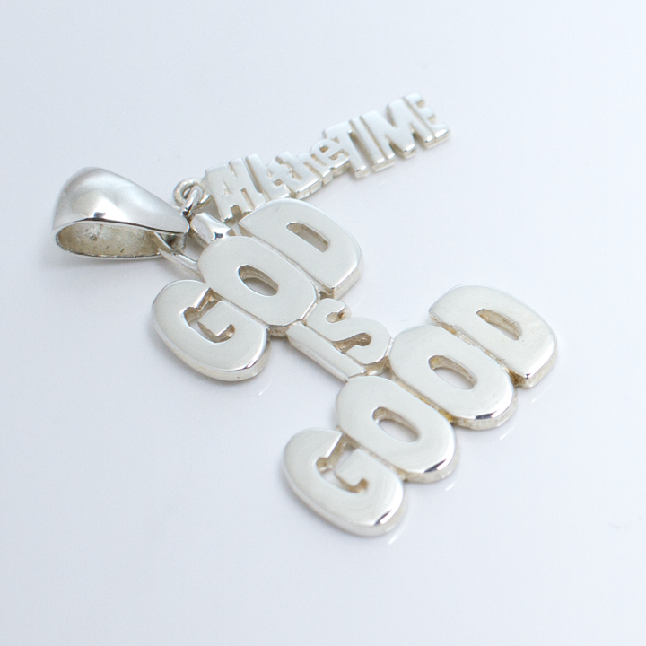 God is Good SS Pendant