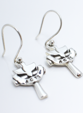 ACTS Holy Spirit Sterling Silver Earrings