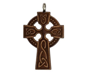 Wholesale Wooden Celtic Cross Necklaces 1.5 Inch | 900 @ $1.70 Each
