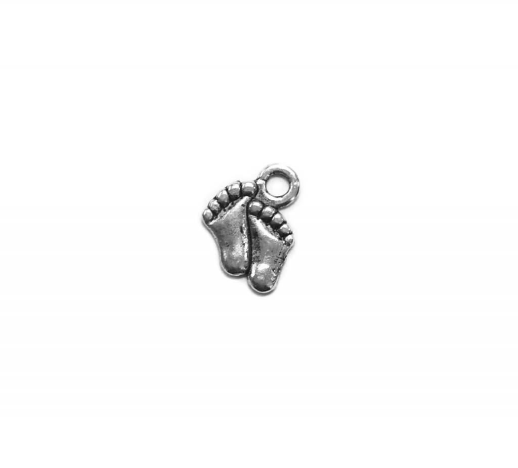 Feet Metal Charm