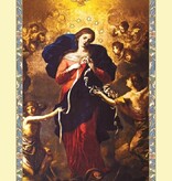 Mary Untier of Knots Laminated Prayer Card