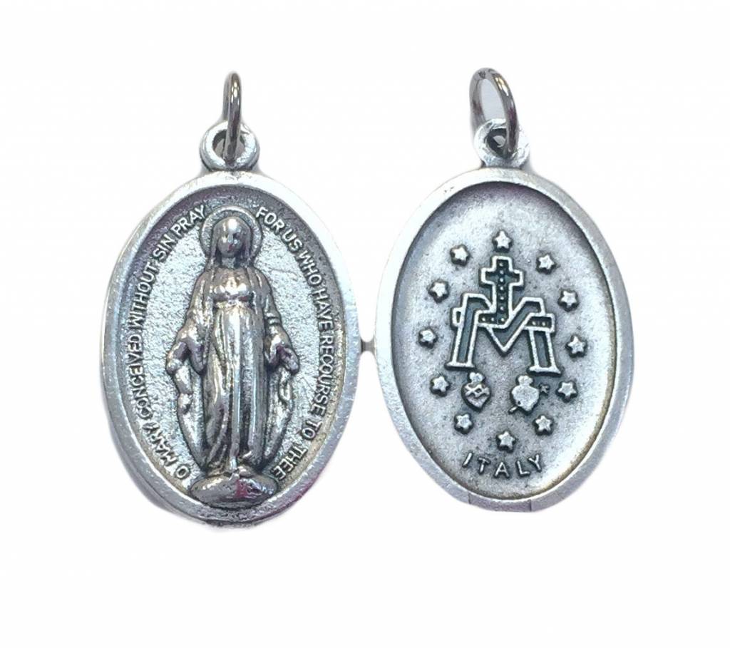 Miraculous Medal Oxidized Medal - The ACTS Mission Store