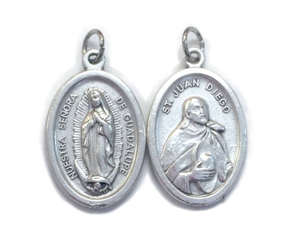 Our Lady of Guadalupe Oxidized Medal