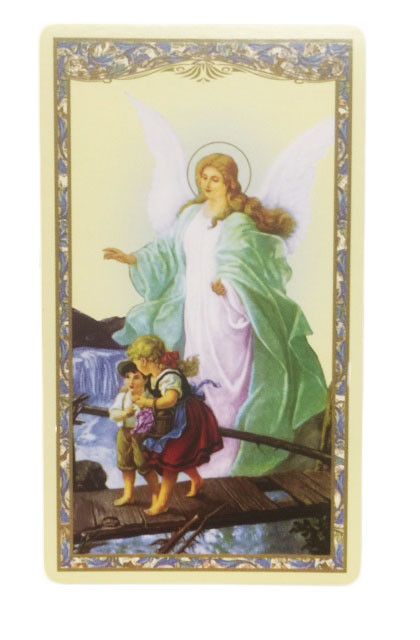 Al Angel de la Guarda Tarjeta de Oracion - The ACTS Mission Store