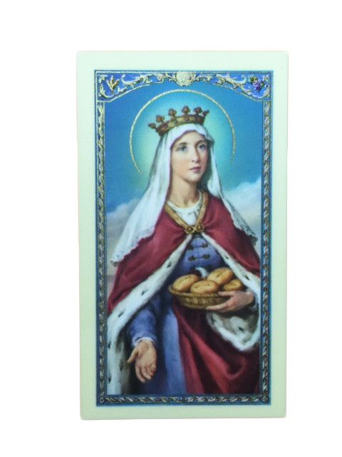 St. Elizabeth of Hungary Laminated Prayer Card