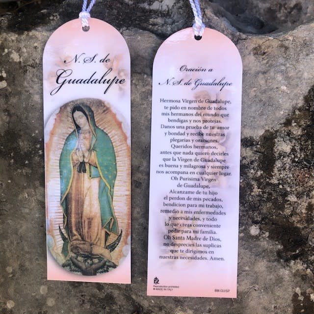 Spanish Guadalupe Laminated Bookmark