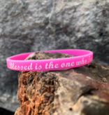 Blessed is the one who Trusts in the Lord Silicone Wristband