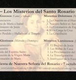 Misterios Del Santo Rosario Prayer Card