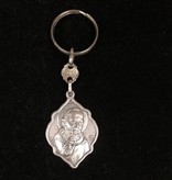 Padre Pio Metal Keychain