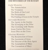 The Mysteries of the Rosary Mosaic Prayer Card