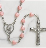 Pink Heart Rosary