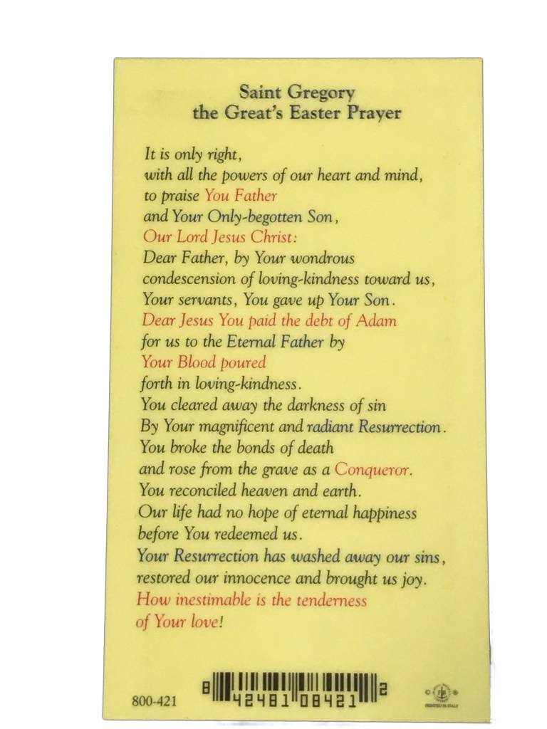 St. Gregory the Great's Easter Prayer