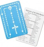 Embossed Rosary Card