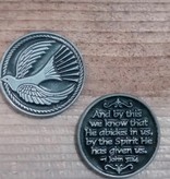 Holy Spirit Pewter Pocket Token