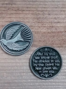 Holy Spirit Pewter Pocket Token