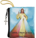 Divine Mercy Zipper Rosary Bag