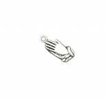 Praying Hands Metal Charm