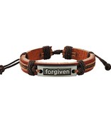 Forgiven Leather Bracelet