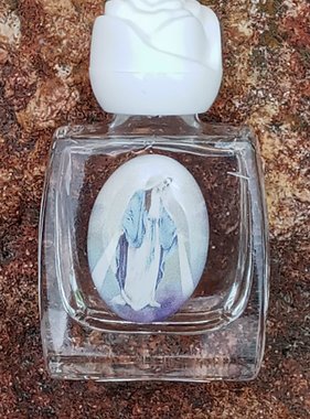 Miraculous Mother Glass Holy Water Bottle