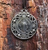 St Benedict Filigree Medal 1.5"