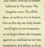 Our Father Wallet Prayer Card