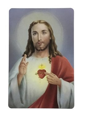 Sacred Heart of Jesus Wallet Prayer Card