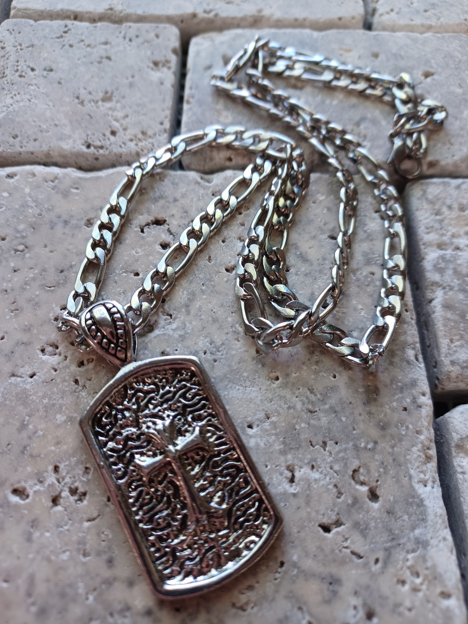 Men's Cross Pendant w/Chain