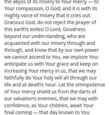 A Prayer For Divine Mercy
