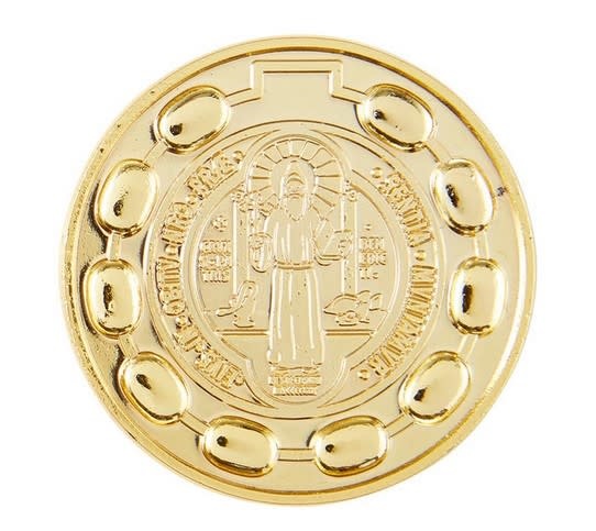 St Benedict Rosary Pocket Coin