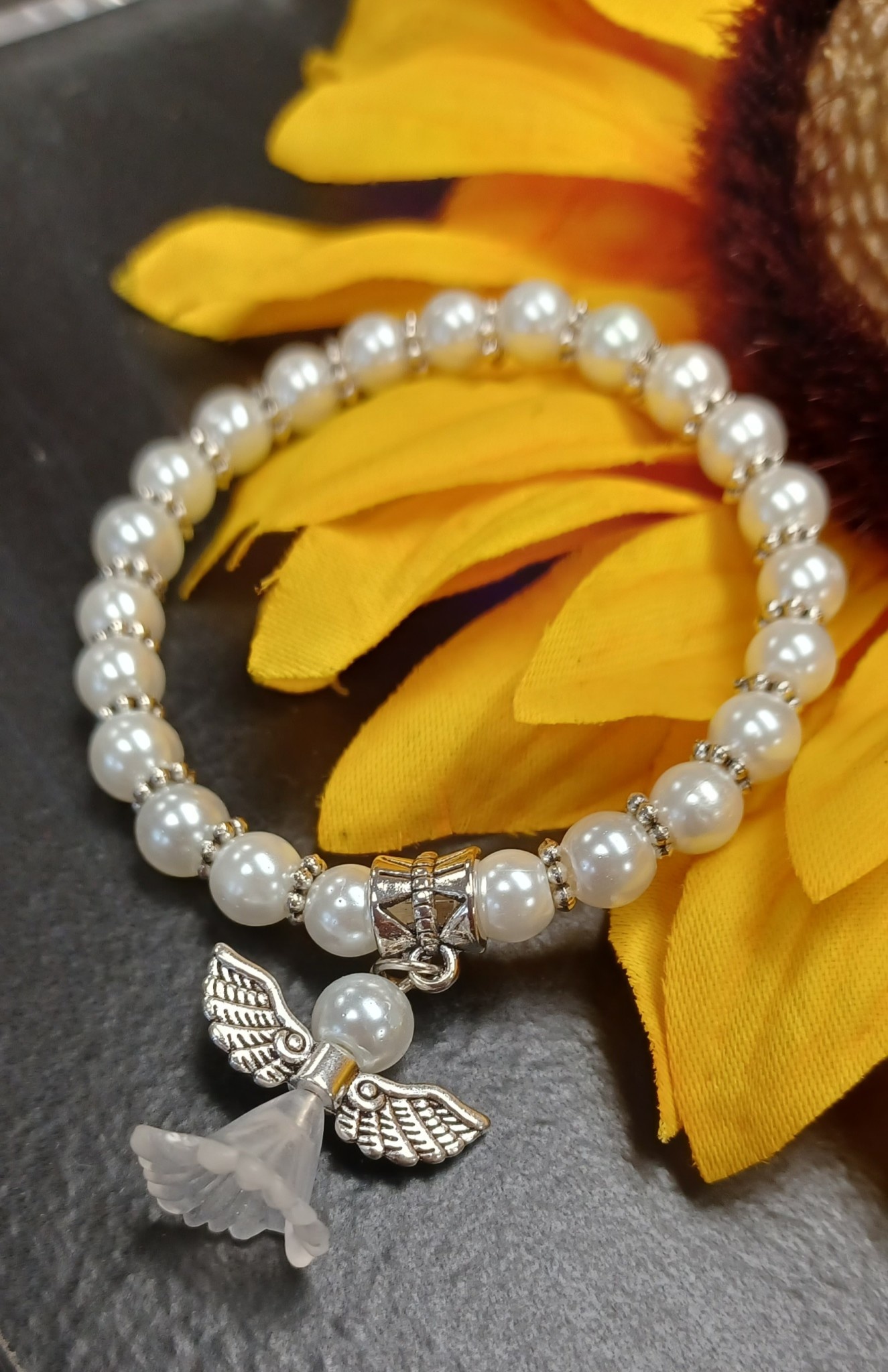 Children's Angel Pearl Bracelet