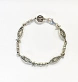 Small ACTS Ichthus Link SS Bracelet 8