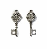St. Benedict Mini Key Charm