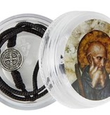 St Benedict Black Bracelet w/case