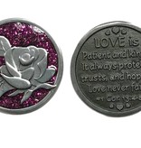 Love is Patient...Sparkle Pocket Token