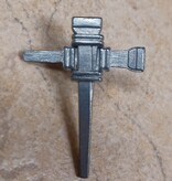 Carpenter Nail Cross Lapel Pin
