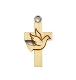 Maple Wood Cross w/Dove