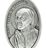 St Teresa of Calcutta Oxidized Medal