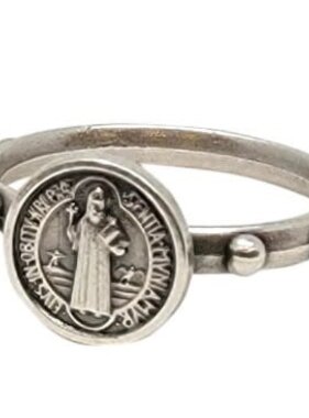 St Benedict Medium Rosary Ring