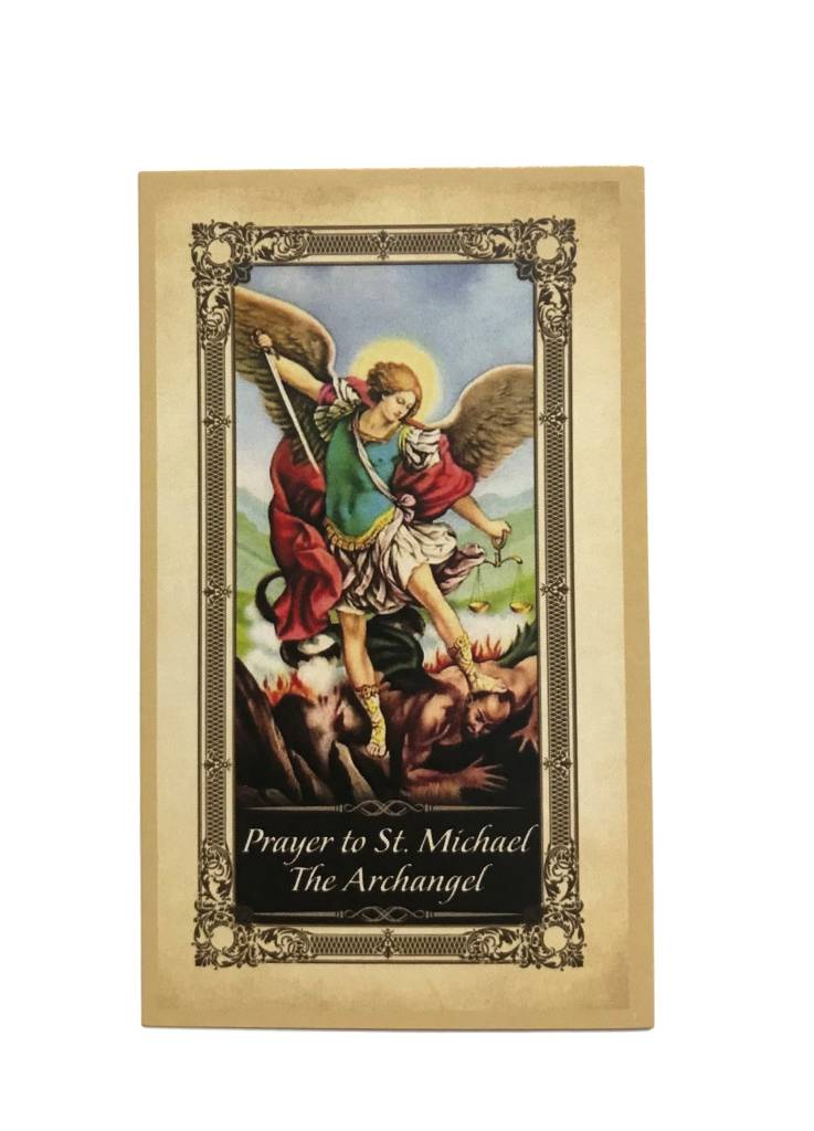 St. Michael Protection Prayer Card