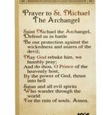 St. Michael Protection Prayer Card