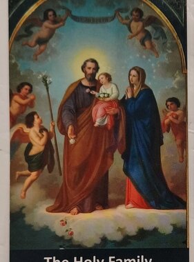 Holy Family Prayer Card