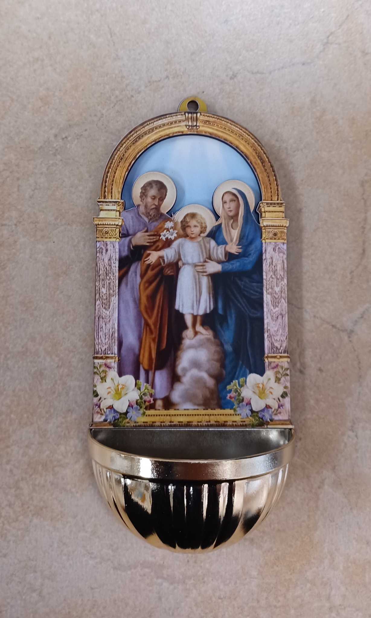 Holy Family 3D Water Font