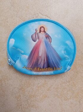 Divine Mercy Zippered Rosary Pouch