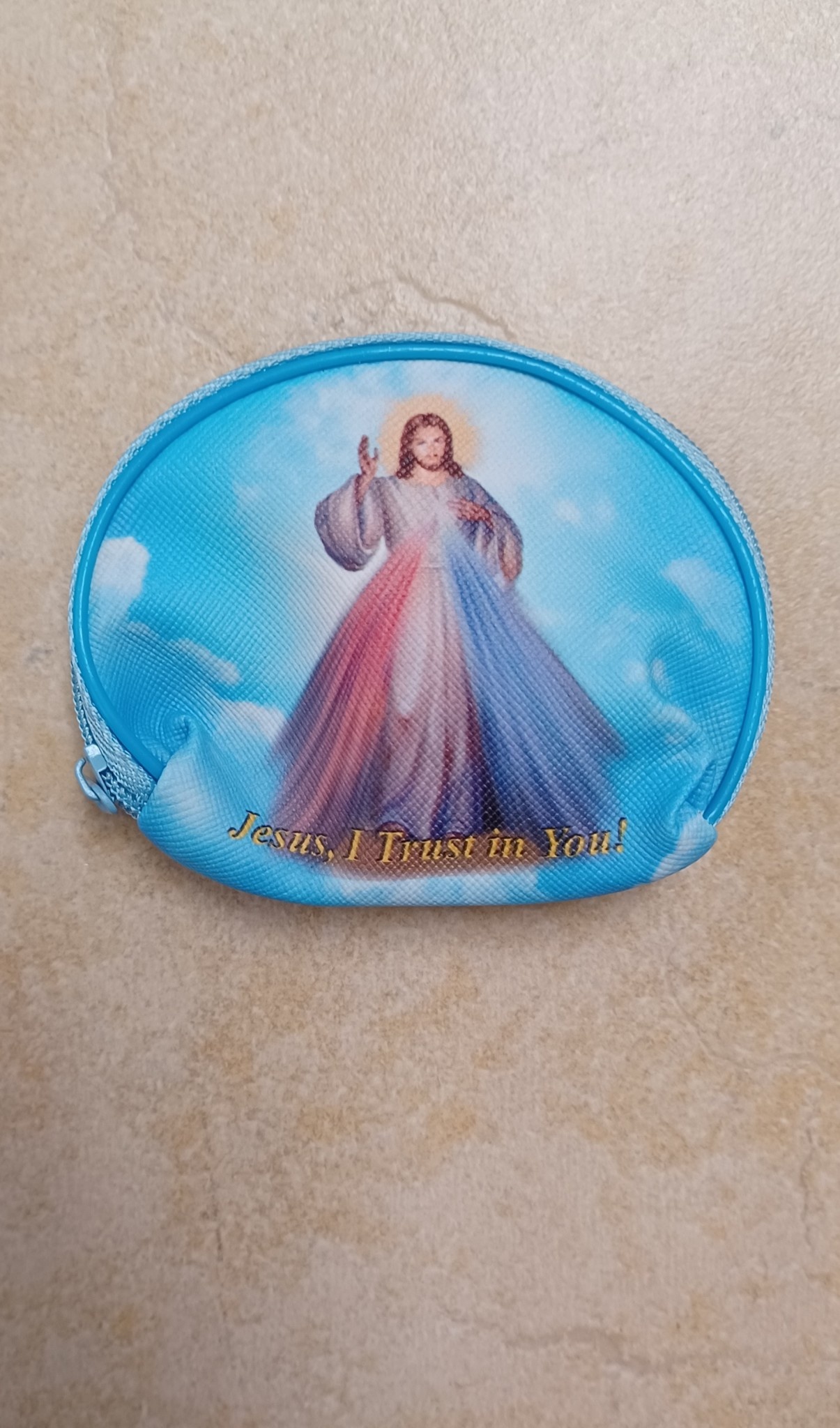 Divine Mercy Zippered Rosary Pouch