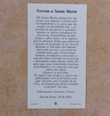 Novena A Santa Marta Tarjeta de Oracion